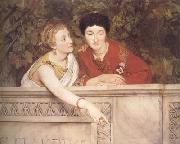 Alma-Tadema, Sir Lawrence Gallo-Roman Women (mk23) oil painting